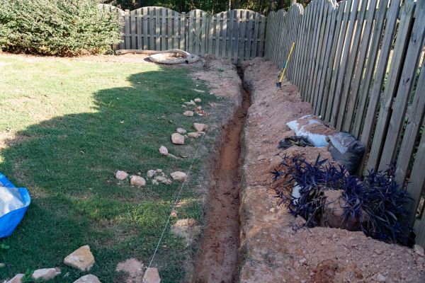 Trench Drain Installation in Summerville