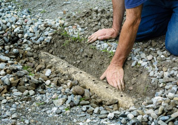 French Ditch Installation in Summerville